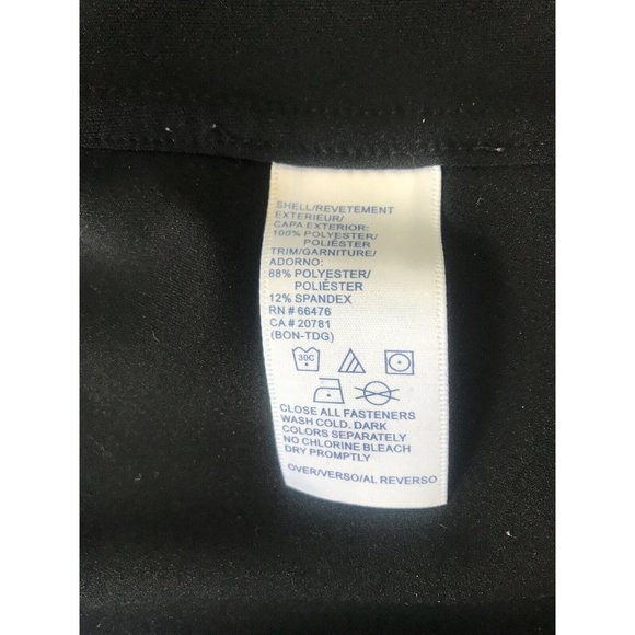 Tommy Hilfiger Navy White Women's Rain Wind Jacket Hooded Small S Retro - Picture 5 of 9